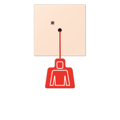 Pulsador con tirador. LC32082