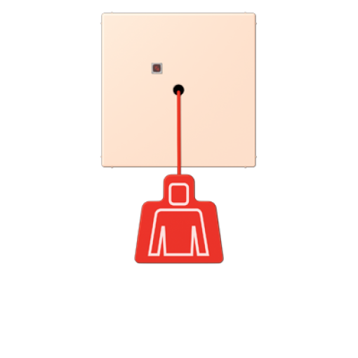 Pulsador con tirador. LC32091