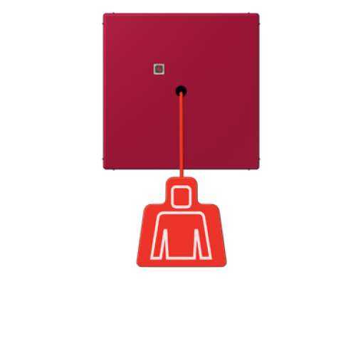 Pulsador con tirador. LC32100