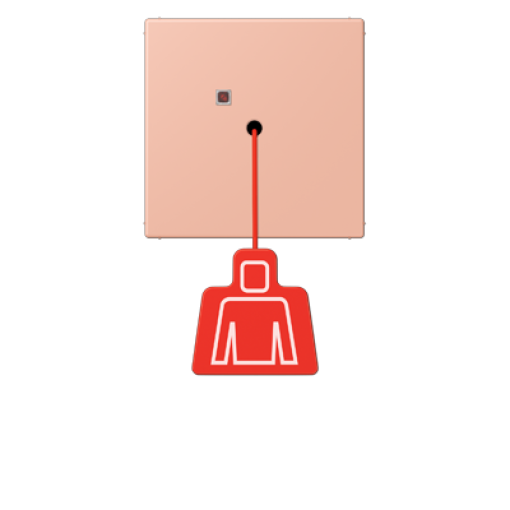 Pulsador con tirador. LC32102