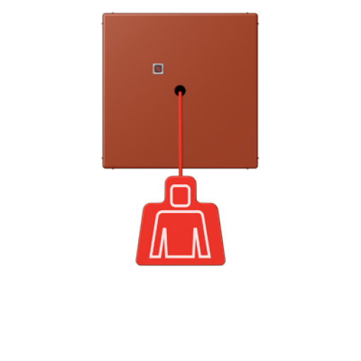 Pulsador con tirador. LC32110