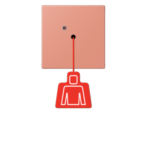 Pulsador con tirador. LC32111