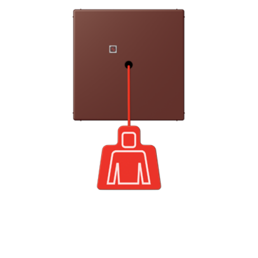 Pulsador con tirador. LC32120