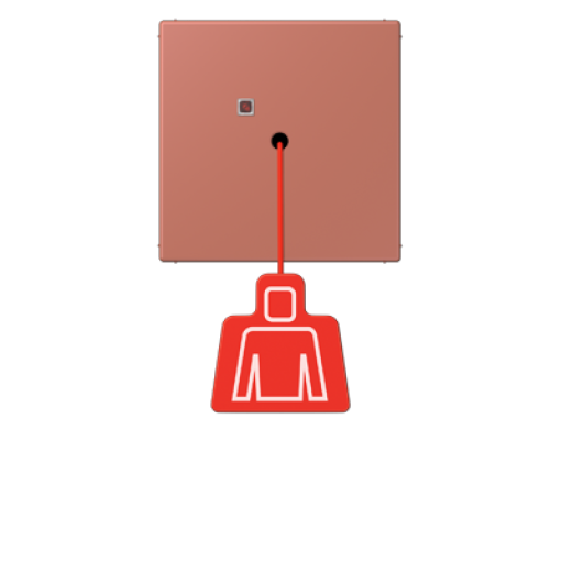 Pulsador con tirador. LC32121