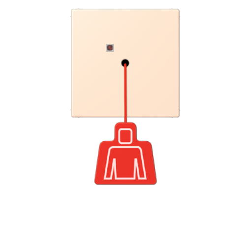 Pulsador con tirador. LC32123