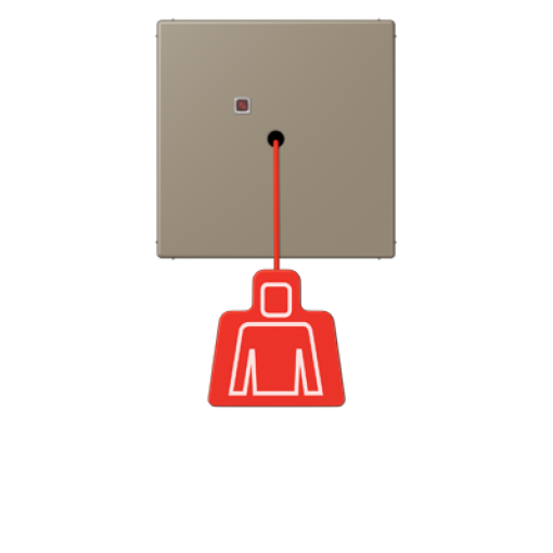 Pulsador con tirador. LC32141