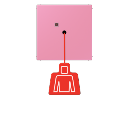 Pulsador con tirador. LC4320C