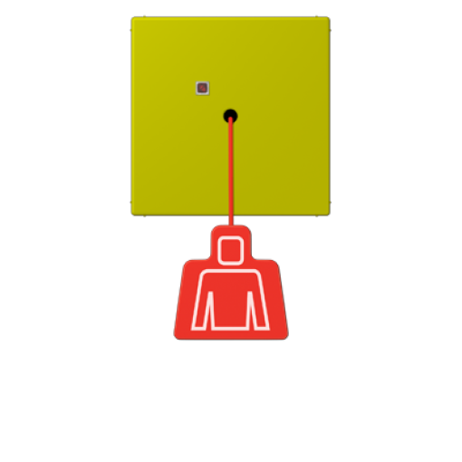Pulsador con tirador. LC4320F