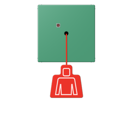 Pulsador con tirador. LC4320G