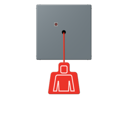 Pulsador con tirador. LC4320H