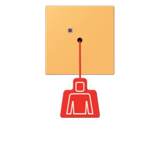 Pulsador con tirador. LC4320L