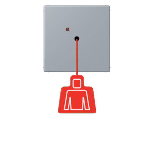 Pulsador con tirador. LC4320O