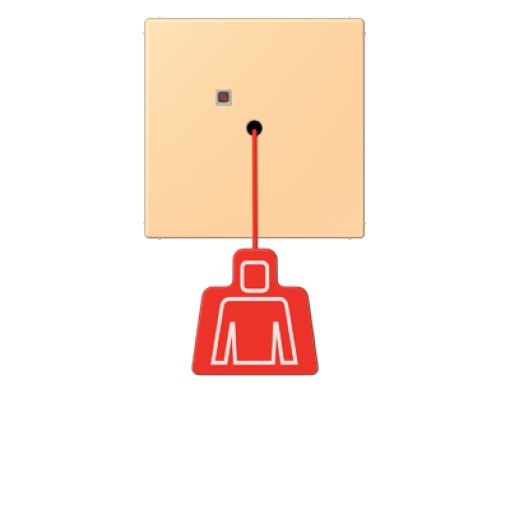 Pulsador con tirador. LC4320P