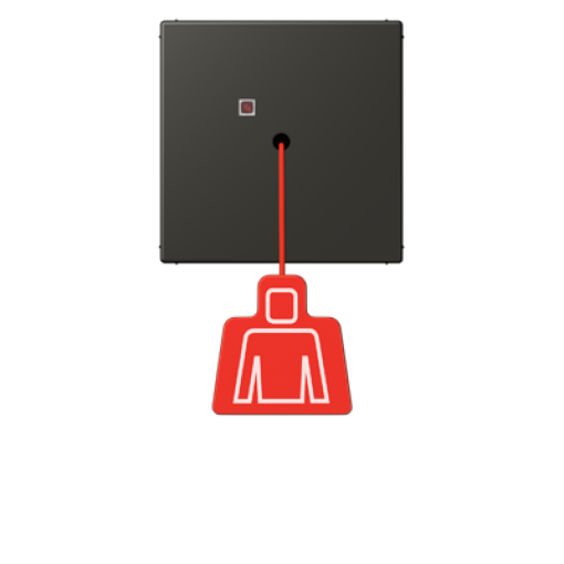 Pulsador con tirador. LC4320R