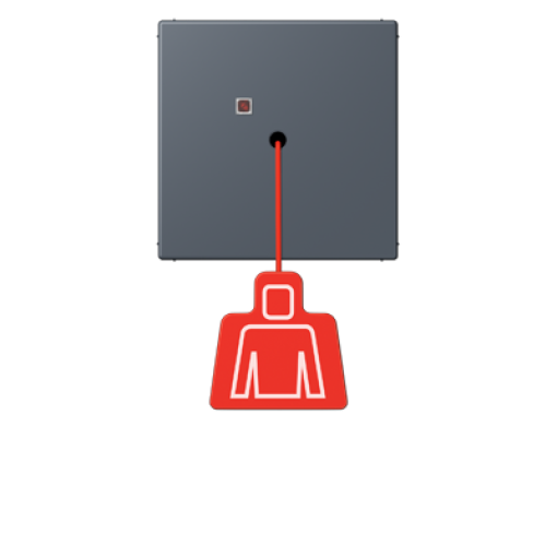 Pulsador con tirador. LC4320U