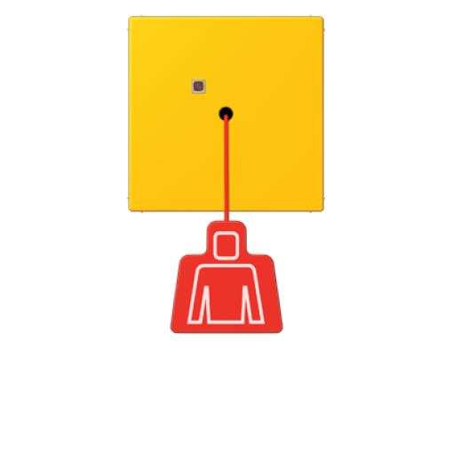 Pulsador con tirador. LC4320W