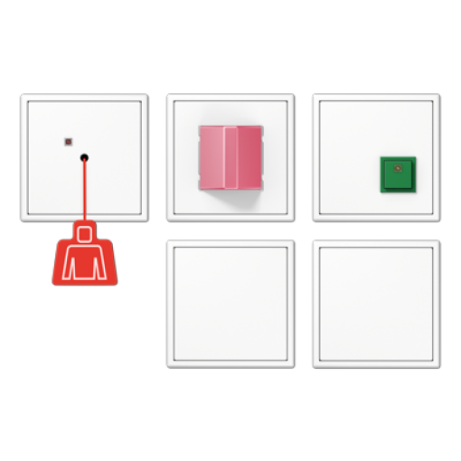 Kit llamada emergencia. LS blanco alpino