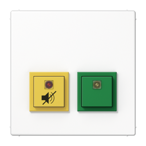 Pulsador llam. servicio LS bl. alpi