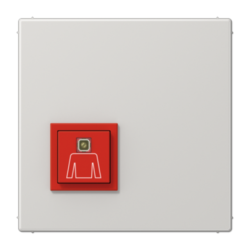 Pulsador llamada emergencia. LS gris cl