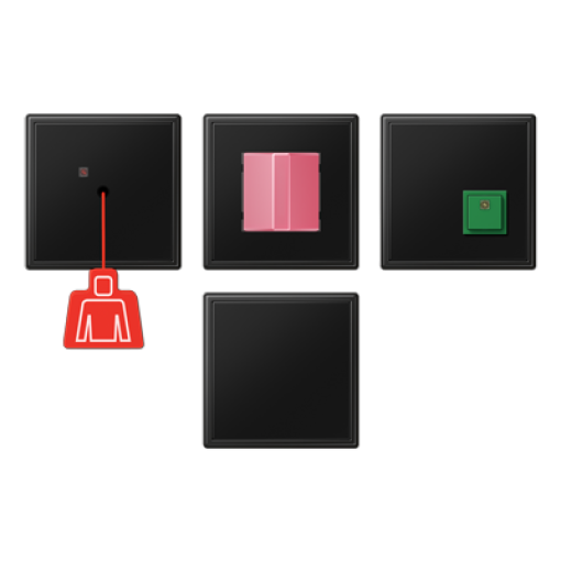 Kit llamada emergencia. LS negro mate