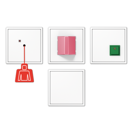 Kit llamada emergencia. LS blanco alpino