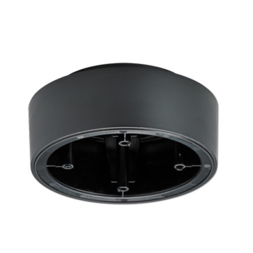 Caja de superficie Plug & Light. Negro