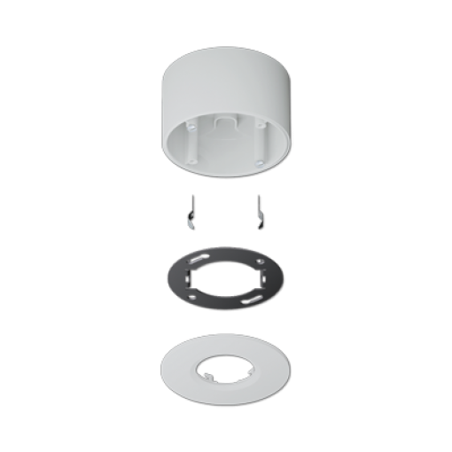 Kit montaje superficie det. KNX Aluminio