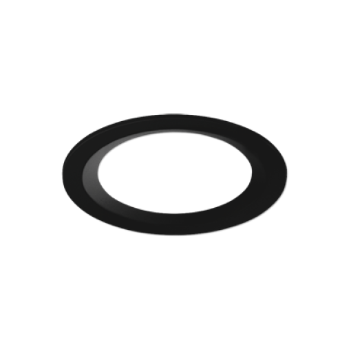 Anillo para detector. Negro mate