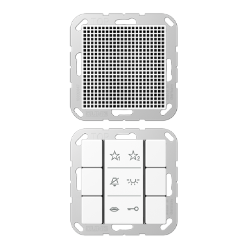 Unidad interior audio. A blanco mate