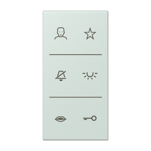 Placa con símbolos de video LC32034