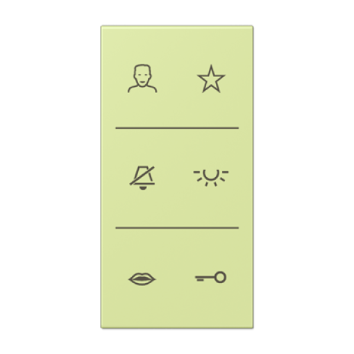 Placa con símbolos de video LC32053