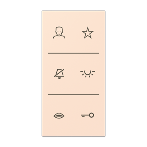 Placa con símbolos de video LC32082