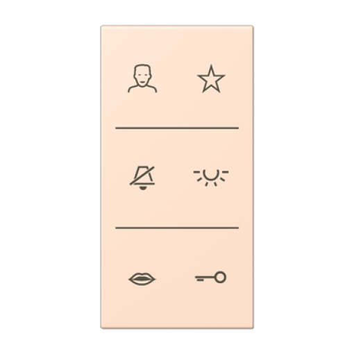 Placa con símbolos de video LC32091