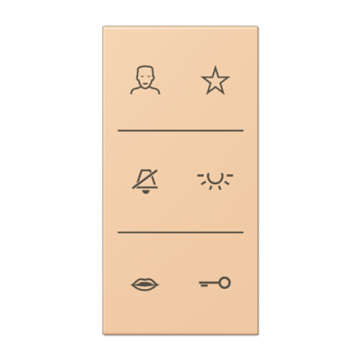 Placa con símbolos de video LC32122