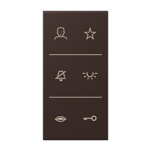 Placa con símbolos de video LC4320J