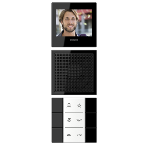 Unidad interior video 2,7''. LS negro