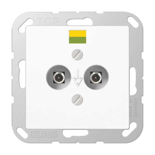 Enchufe comp. pot. Silverplus AS bl alpi