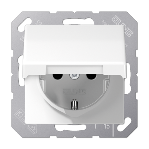 Enchufe abat. Silverplus. AS bl alpino