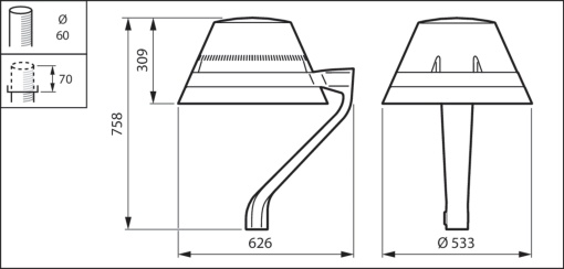 BDP272 LED59-4S830 II DW50 DR CLO LS-6