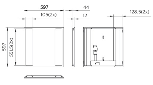 RC136B 60S840 PSD W60L60 OC