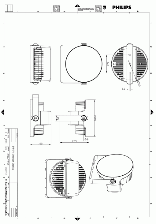 BVP374 60LED 27K 220V 45 DMX 150W HP