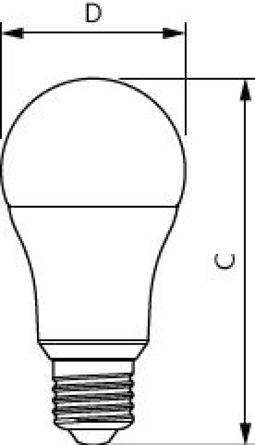 MZD LED 100W A60 E27 WW FR ND 1CT6