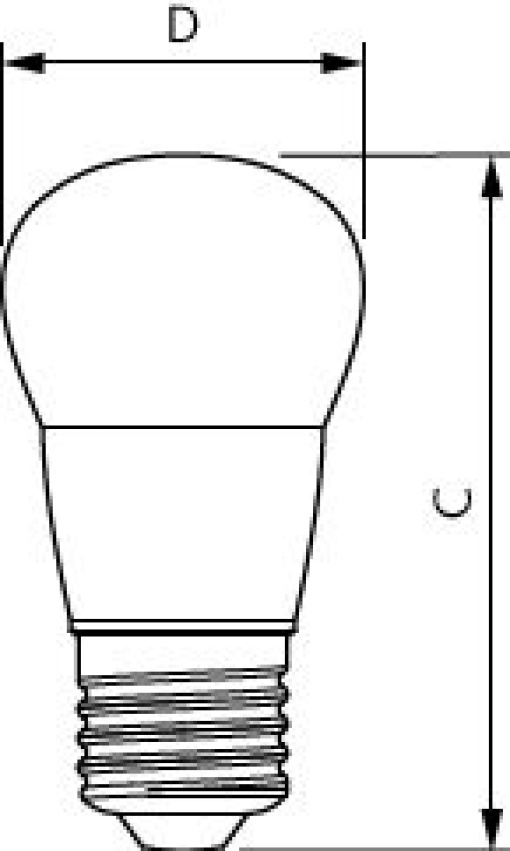 MZD LED 25W E27 827 P45 FR ND 1CT10