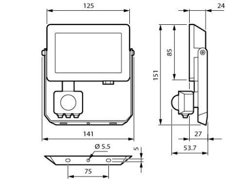 MAZDA BVP008 20W 4000K MDU