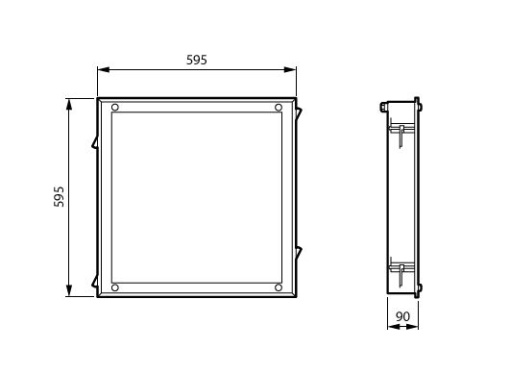 CR350B LED40S940 PSU W60L60