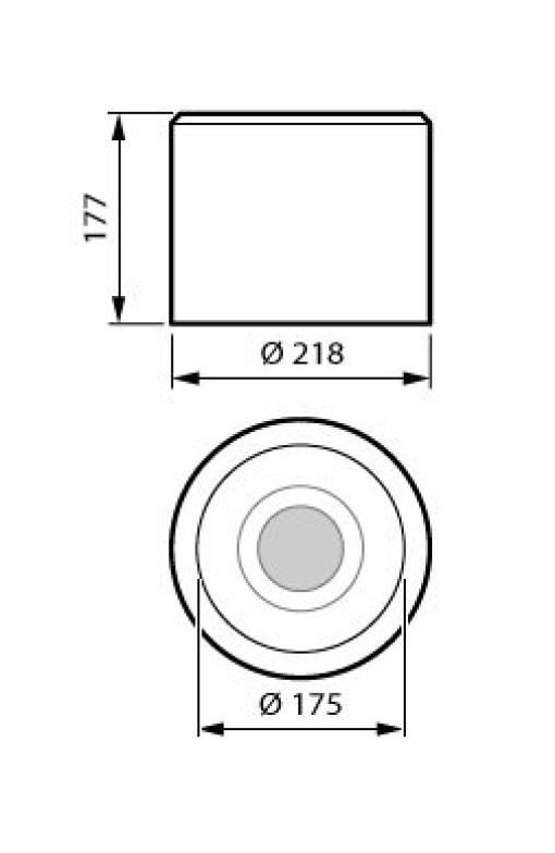 DN470C LED20S830 DIA-VLC D22H16 BK