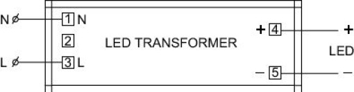 LED Transformer 60W 24VDC