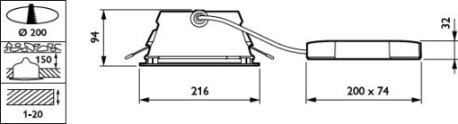 DN472B LED11S830 PSD-E C WH PCO P