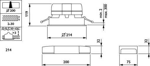DN572B LED12S830 DIA-VLC-E C WH