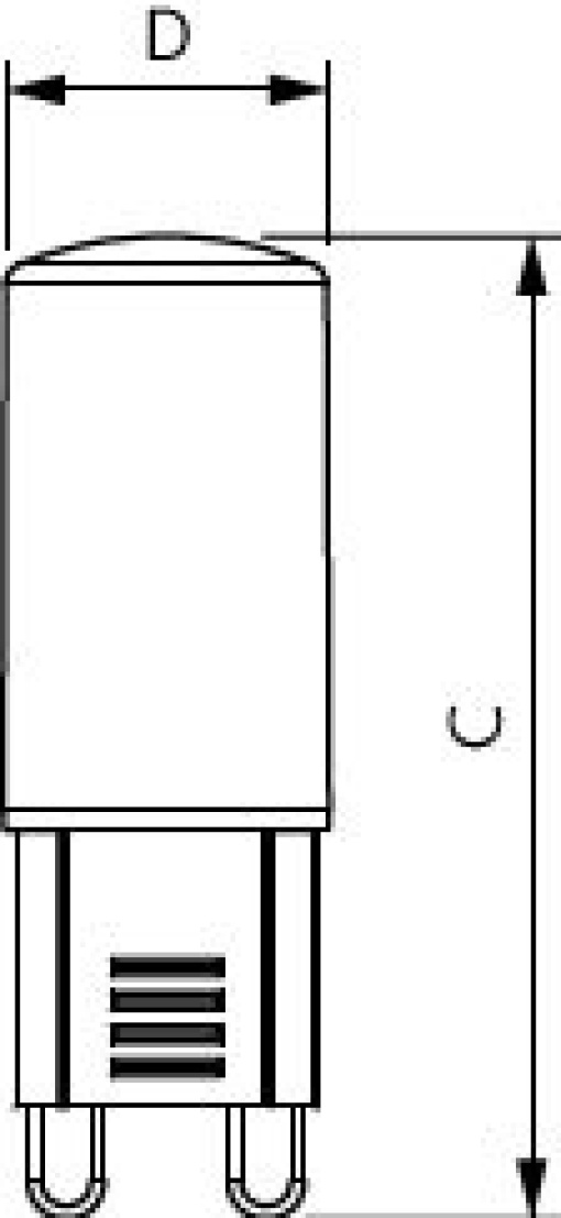 CorePro LEDcapsuleMV 4-40W G9 827 D